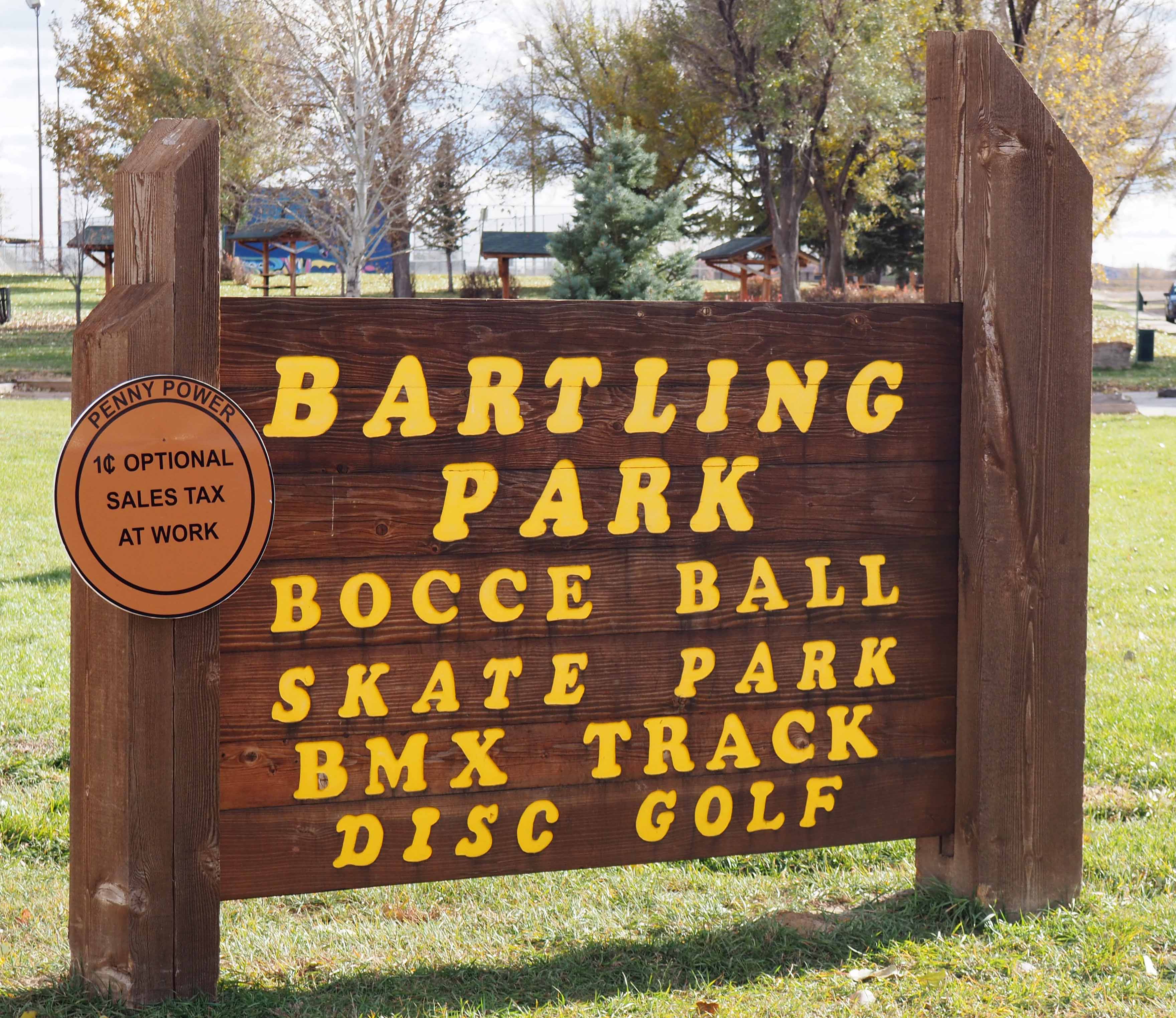 Bartling Park Sign