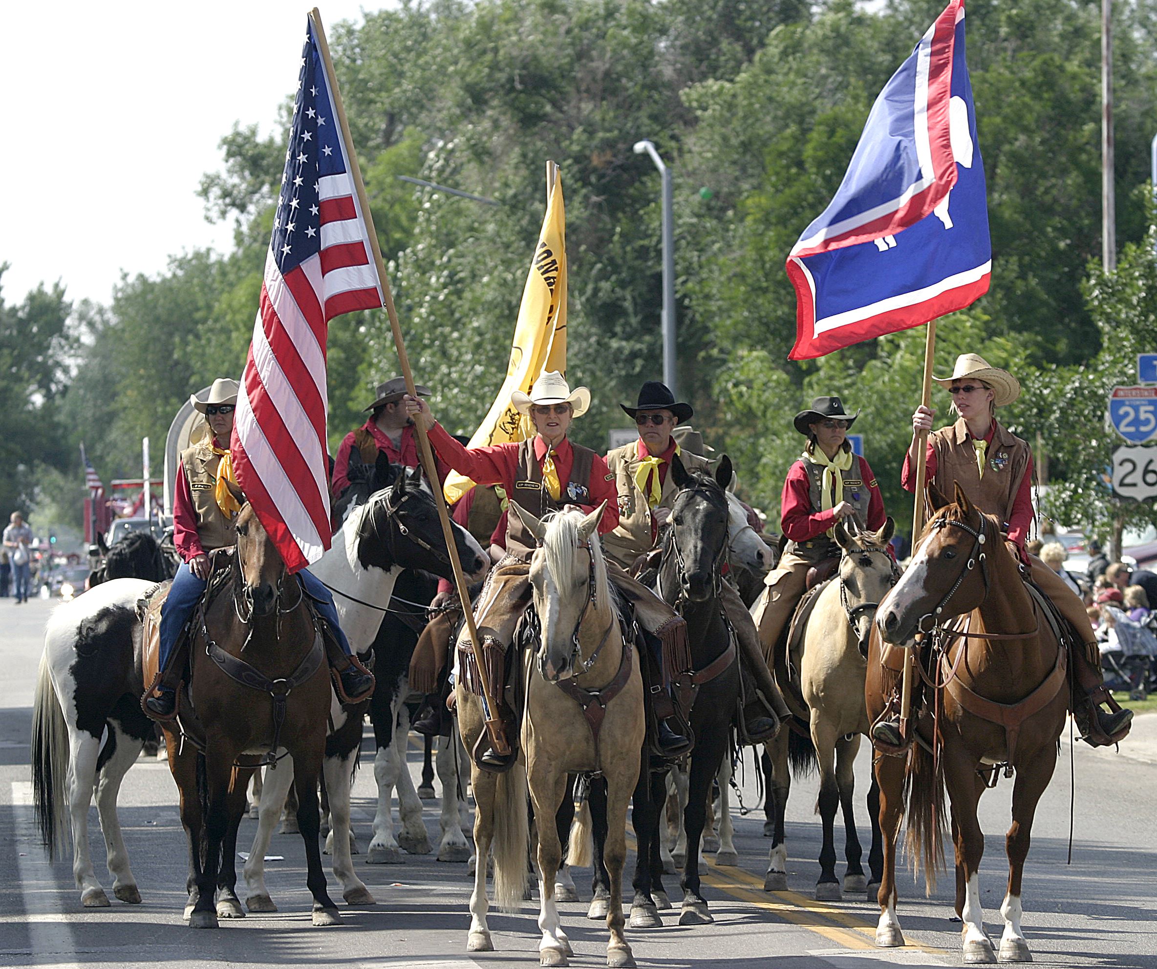 Wyo State Fair Parade - City stock photo