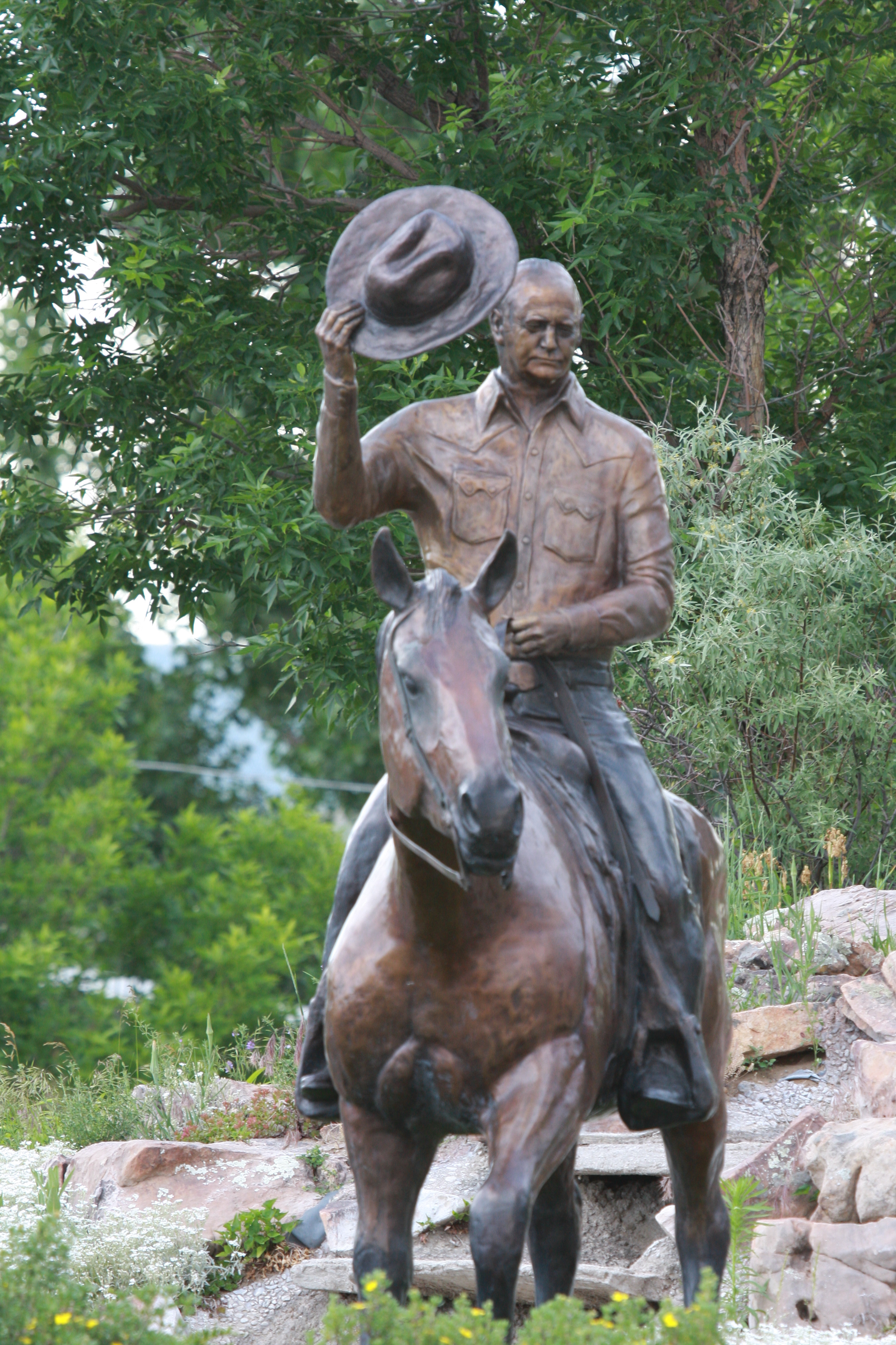 Wyoming State Fairgrounds Statue